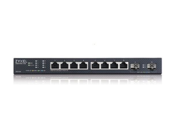 Zyxel XMG1915 Series XMG1915-10E - Switch - administrert, NebulaFLEX-sky - L3 Lite - smart - 8 x 100/1000/2.5G + 2 x Gigabit SFP / 10 Gigabit SFP+ ...
