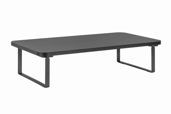 Gembird MS-TABLE-03 - Stativ - rectangle - for skjerm / notebook - plastikk, stål, sponplate - svart - skrivebord