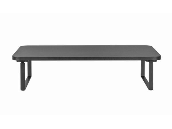 Gembird MS-TABLE-03 - Stativ - rectangle - for skjerm / notebook - plastikk, stål, sponplate - svart - skrivebord