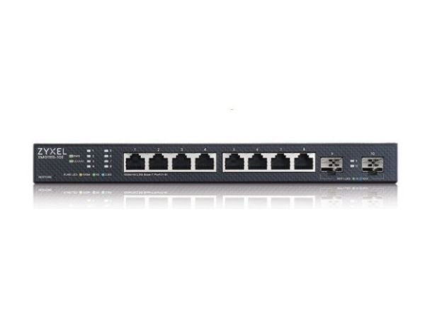 Zyxel XMG1915 Series XMG1915-10E - Switch - administrert, NebulaFLEX-sky - L3 Lite - smart - 8 x 100/1000/2.5G + 2 x Gigabit SFP / 10 Gigabit SFP+ ...