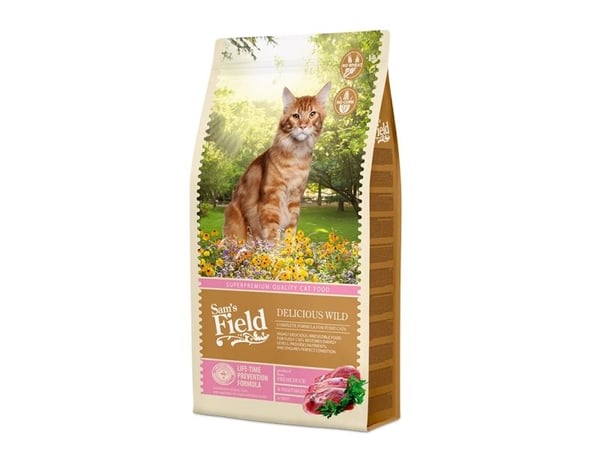 Sams Field Cat Delicious Wild 7,5 kg (Parasta ennen 14.12.2025)