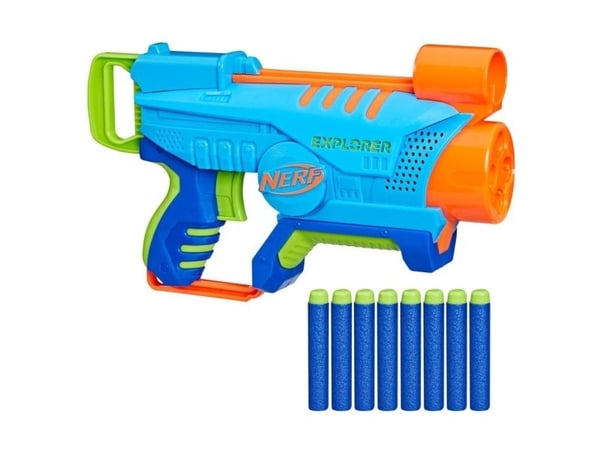 Nerf Elite Jr. Explorer, lekeeksplosjonstekniker, 6 år, 99 år, 330 g