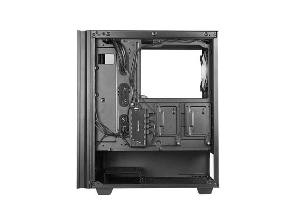 Chieftec Gamer Series Hunter 2 - Tower gaming - ATX - sidepanel med vindu (herdet glass) - ingen strømforsyning (ATX) - svart - USB/lyd