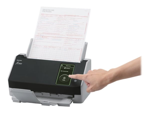 Ricoh fi-8040 - Dokumentskanner - Dobbel CIS - Dupleks - 216 x 355.6 mm - 600 dpi x 600 dpi - inntil 40 spm (mono) / inntil 40 spm (farge) - ADF (5...