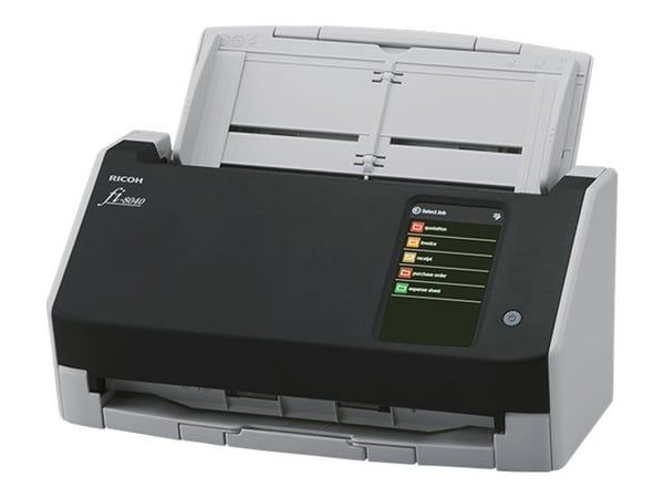 Ricoh fi-8040 - Dokumentskanner - Dobbel CIS - Dupleks - 216 x 355.6 mm - 600 dpi x 600 dpi - inntil 40 spm (mono) / inntil 40 spm (farge) - ADF (5...