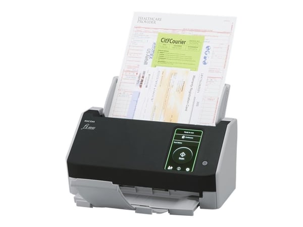 Ricoh fi-8040 - Dokumentskanner - Dobbel CIS - Dupleks - 216 x 355.6 mm - 600 dpi x 600 dpi - inntil 40 spm (mono) / inntil 40 spm (farge) - ADF (5...