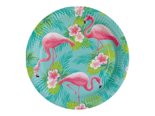 Flamingo-lautaset, 23 cm