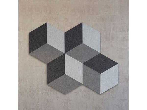 Cubism ljudabsorberande 12-pack Ash