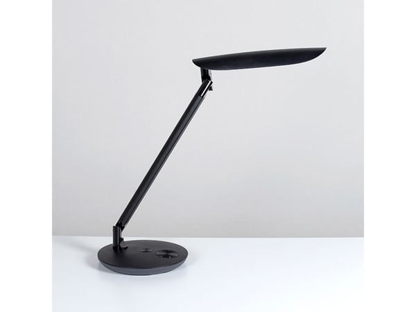 Funkia svart LED-bordslampa