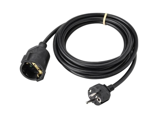 Conrad SY-4872636, 5 m, Utomhus, Rak, IP20, Svart, Gårdsplan, Framsida, Trädgård, Hemmakontor, Vardagsrum