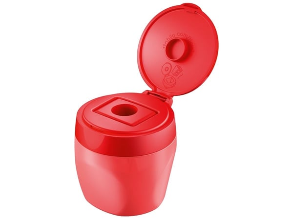 STABILO woody 3 in 1, Manuell blyantspisser, Rød, woody 3 in 1, 62 mm, 67 mm, 63 mm
