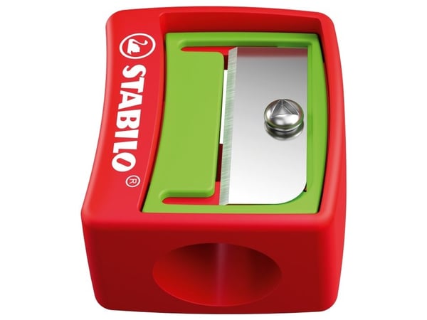 STABILO woody 3 in 1, Manuell blyantspisser, Rød, woody 3 in 1, 62 mm, 67 mm, 63 mm