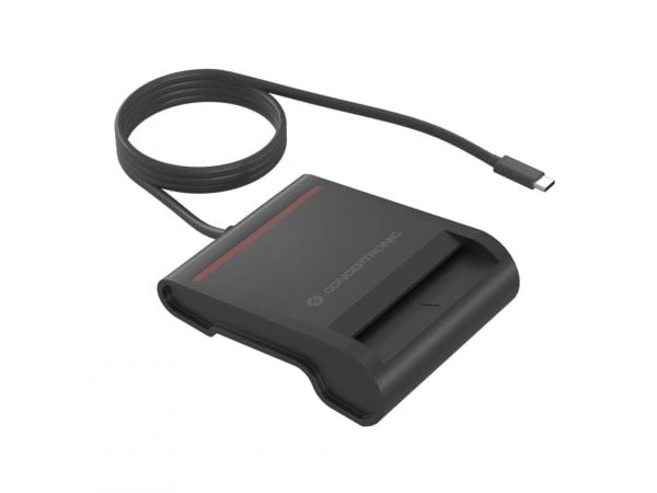 Conceptronic SCR01BC, USB Type-C, 0,9 m, Sort, 58 g Conceptronic SCR01BC, USB Type-C, 0,9 m, Sort, 58 g