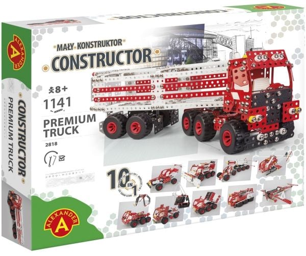 Constructor Pro Premium Truck 10-in-1 -metallirakentamissarja
