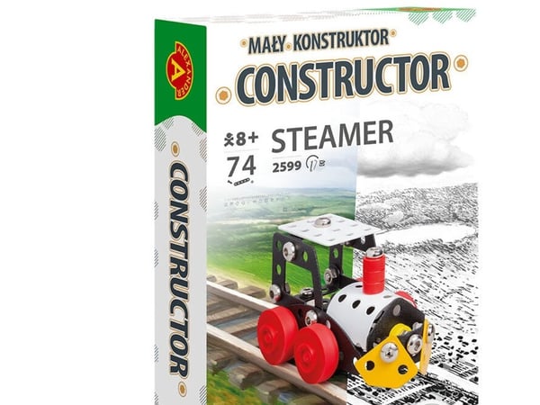 Tog Metal Konstruktionsbyggesæt - STEAMER