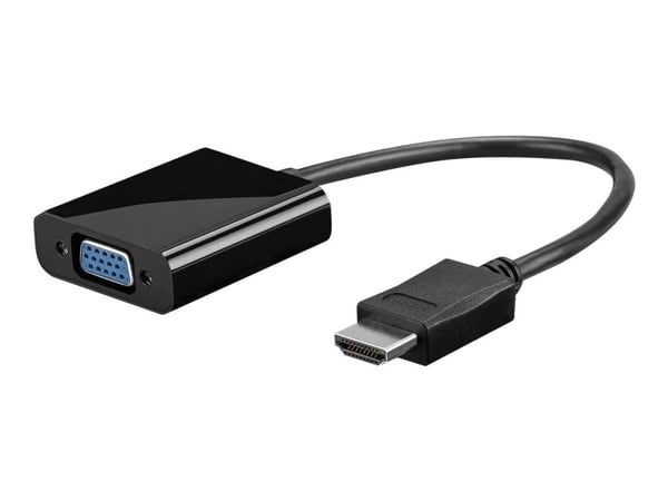 Wentronic Goobay HDMI / VGA-adapter [1x HDMI-plugg - 1x VGA-kontakt, jack-kontakt 3,5 mm] Svart Goobay (68793)