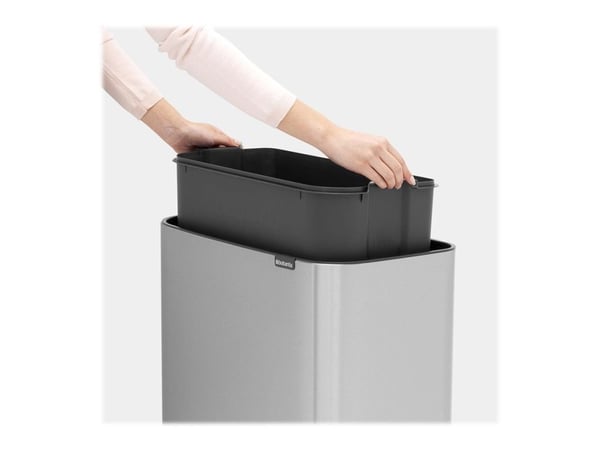 Brabantia Bo Touch Bin - Soptunna - fliplock - 36 L - matt stål
