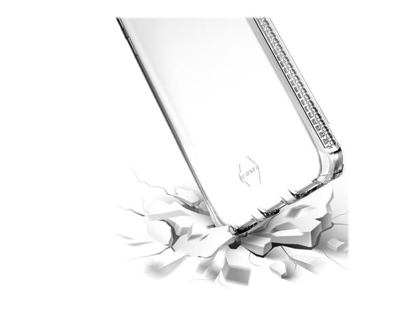 ITSKINS Spectrum Clear Antimicrobial - Baksidedeksel for mobiltelefon - termoplast-polyuretan (TPU), Impacthane - gjennomsiktig - for Huawei Y6II