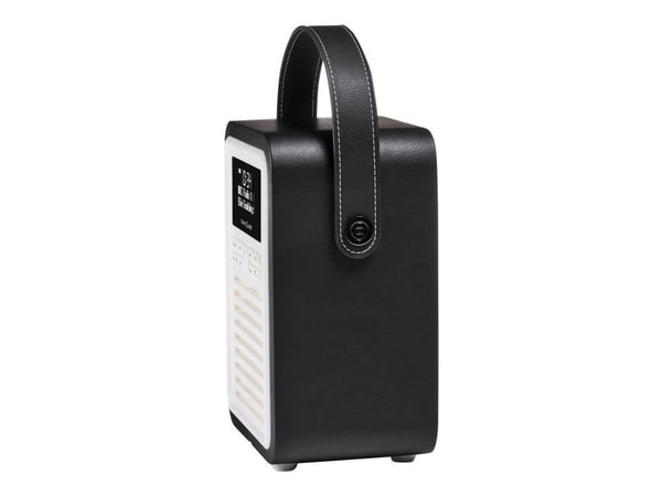 ViewQuest Retro Mini - Bærbar DAB-radio - 5 watt - svart ViewQuest Retro Mini - Bærbar DAB-radio - 5 watt - svart
