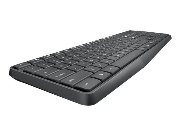 Logitech MK235 - Sats med tangentbord och mus - trådlös - 2.4 GHz - italiensk
