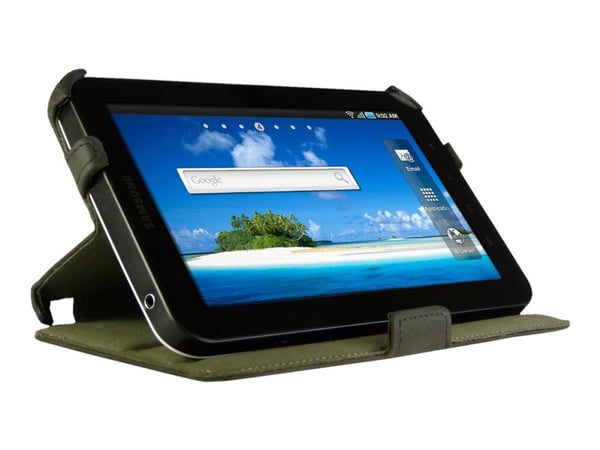 Inter-Tech CobaNitrox TL-S001 - Lommebok for nettbrett - syntetisk skinn - for Samsung Galaxy Tab (7 tommer), Tab WiFi (7 tommer)