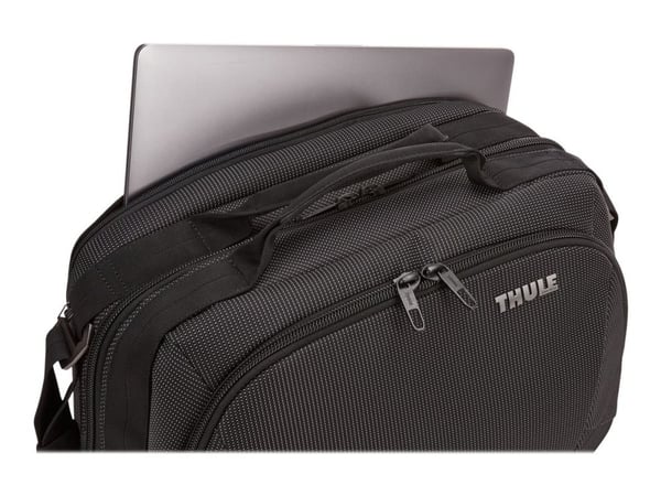 Thule Crossover 2 C2BB-115 Black, Musta, Black, 39,6 cm (15.6"), Takatasku, Etutasku, Verkkotasku, Vetoketju