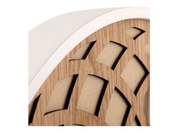 Nextime Sun Small - Klokke - kvarts - veggmonterbar - 35 cm - beige