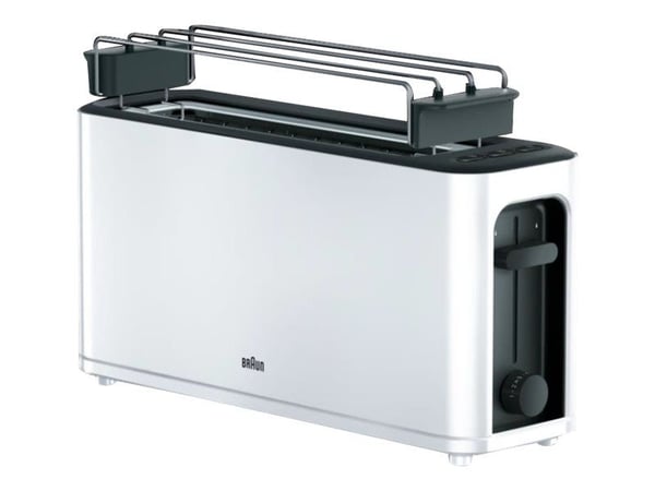 Braun HT 3110 White, 1 viipale(i)ta, Valkoinen, Muovi, Painikkeet, Rotaatio, 1000 W, 294 mm