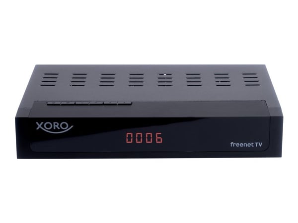 Xoro HRT 8770 TWIN - Digital multimediemottaker - svart