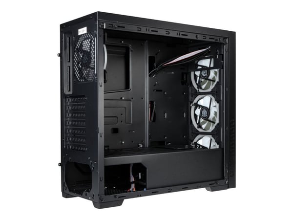 Kolink Horizon RGB - Tower - ATX - sidepanel med vindu - ingen strømforsyning (ATX) - svart