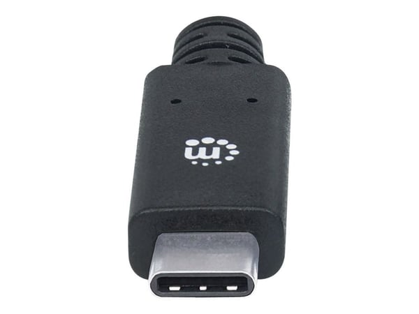 Manhattan USB-C to USB-A Cable, 2m, Male to Male, 5 Gbps (USB 3.2 Gen1 aka USB 3.0), 3A (fast charging), SuperSpeed USB, Black, Lifetime Warranty, ...