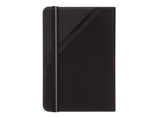 Targus Fit-N-Grip Universal - Flipomslag til tablet/eBook-læser - polyuretan - sort - 8"