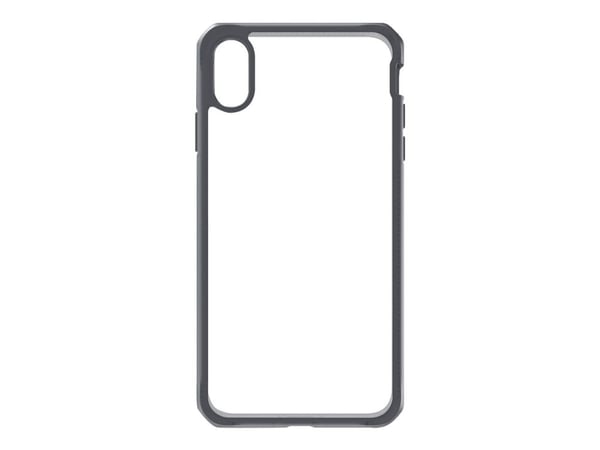ITSKINS HYBRID // FROST MKII - Baksidedeksel for mobiltelefon - polykarbonat, termoplast-polyuretan (TPU) - svart, gjennomsiktig - for Apple iPhone...