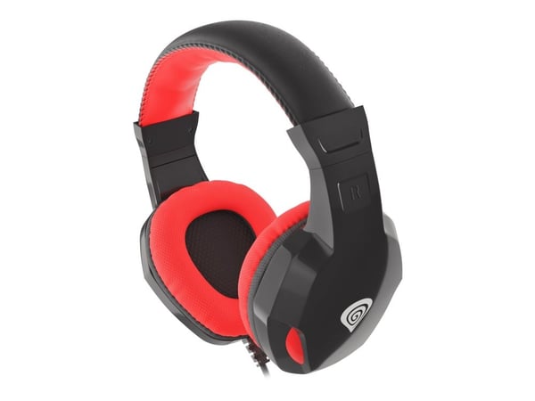 Natec Genesis Argon 110 - Hodesett - on-ear - kablet - 3,5 mm jakk - svart