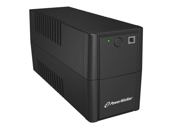 PowerWalker VI 650 SE - UPS - AC 220/230/240 V - 360 Watt - 600 VA 7 At - USB - utgang-stikkforbindelse: 2 - sort