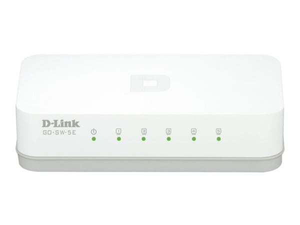 dlinkgo GO-SW-5E - Switch - 5 x 10/100 - stasjonær