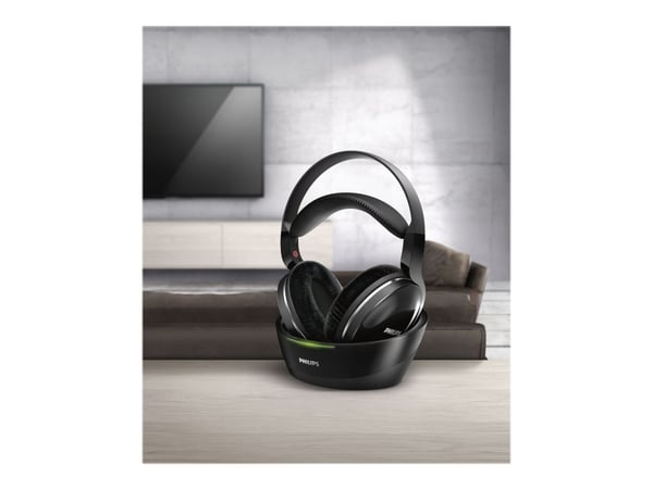 Philips SHD8850/12, Langaton, 8 - 22500 Hz, Musiikki, 221 g, Kuulokkeet, Musta