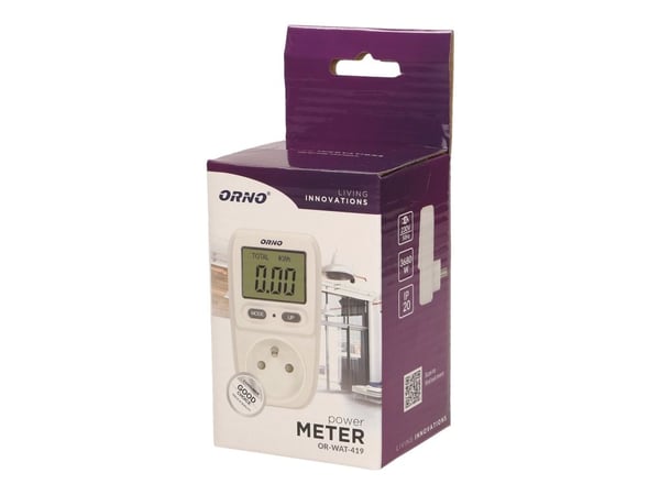 ORNO OR-WAT-419, 200 - 276 W, LCD-näyttö, Knapper, 63 mm, 75 mm, 107 mm