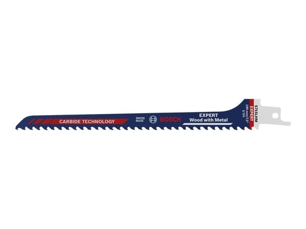 Bosch Expert Wood with Metal S 715 LHM - Sagblad - for construction wood with mortar and nails, wood with tough metal - lengde: 190 mm - bredde: 12 mm