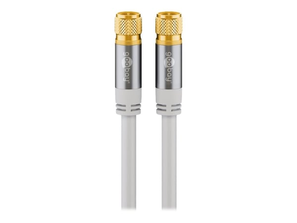 Wentronic 70606, 3 m, F, F, Valkoinen
