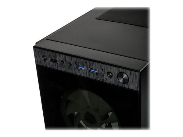 Kolink Horizon RGB - Tower - ATX - sidepanel med vindu - ingen strømforsyning (ATX) - svart
