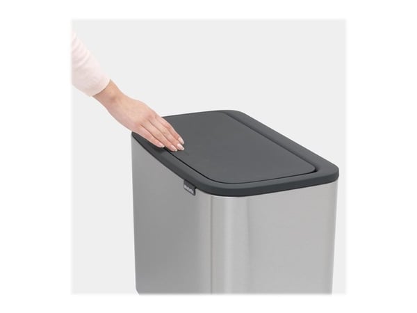 Brabantia Bo Touch Bin - Soptunna - fliplock - 36 L - matt stål