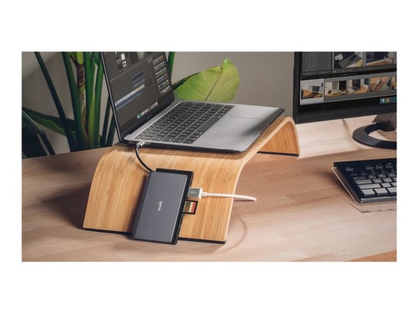 Moshi Symbus Mini 7-in-1 - Dokkingstasjon - USB-C / Thunderbolt 3 - HDMI - 1GbE