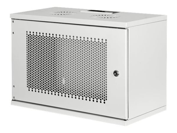 DIGITUS Professional Soho Series DN-19-07U-S-PD - Skap - veggmonterbar - grå, RAL 7035 - 7U - 19"