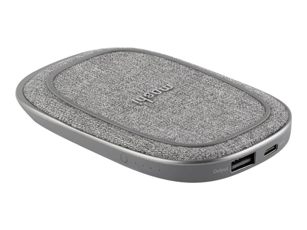 Moshi 99MO022162, Sisätila, USB, 5 V, 2,4 A, Langaton lataaminen, Harmaa