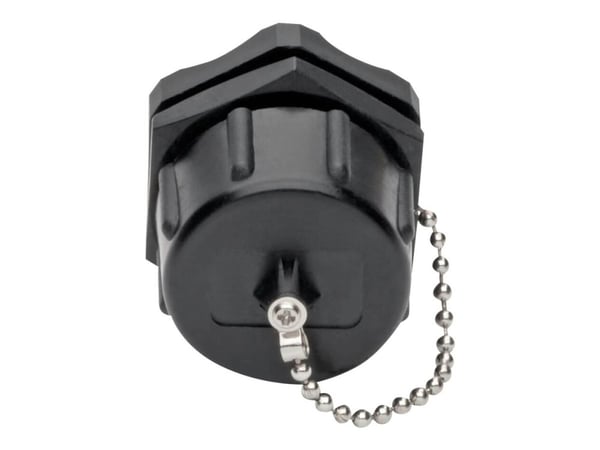 Eaton Tripp Lite Series RJ45 Bulkhead Coupler for Cat5/Cat6, Female to Female, Shielded, Industrial, Dust Cap - IP68, TAA - Modulinnlegg (kopling) ...
