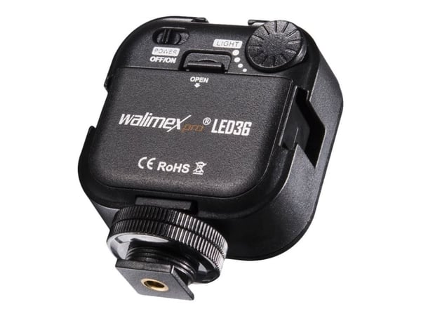 Walimex Pro LED36 - Kamerabelysning - 1 huvuden x 36 lampa - LED - DC