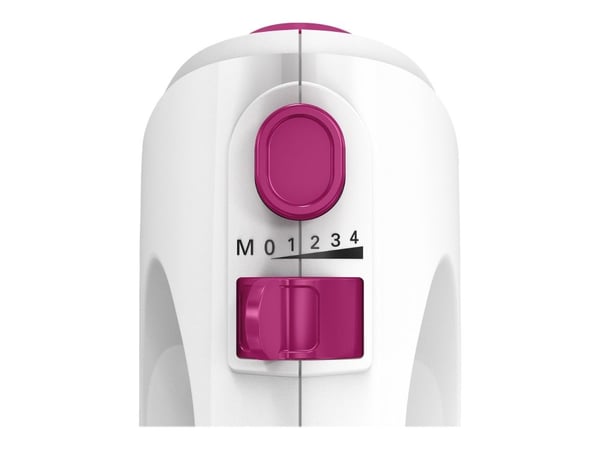 Bosch CleverMixx MFQ2210P - Håndmikser - 375 W - white/wild purple