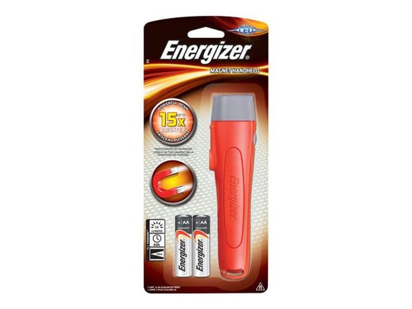 Taskulamppu Energizer Magnet, LED, 2 AA-paristoa
