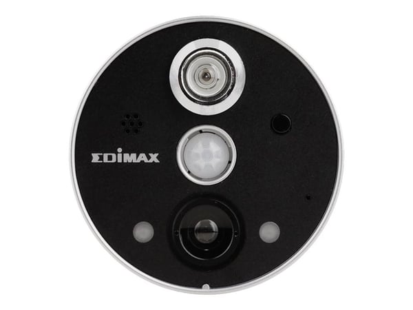 Edimax IC-6220DC - Nettverksovervåkingskamera - farge (Dag og natt) - 640 x 480 - fastfokal - lyd - kablet - Wi-Fi - LAN 10/100 - MJPEG
